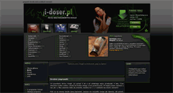 Desktop Screenshot of i-doser.pl